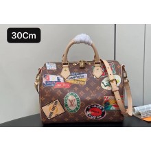 Louis Vuitton Monogram Canvas Speedy Bandoulière 30 Bag Flight Mode M47087 2024