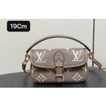 Louis Vuitton Monogram Empreinte leather Nano Diane Bag M83300 Tourterelle Beige / Cream 2024