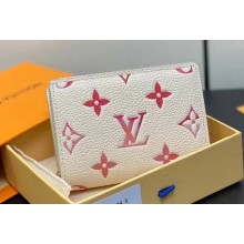 Louis Vuitton Monogram Empreinte leather Cléa Wallet M83481 Sunrise Aquarelle 2024