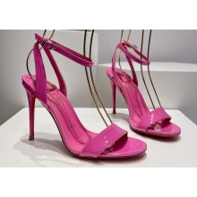 Christian Louboutin Heel 10cm Leather Loubigirl Sandals Patent Fuchsia 2024