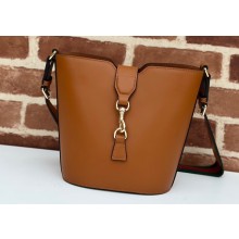 Gucci mini bucket shoulder bag 782908 leather Light Brown 2024
