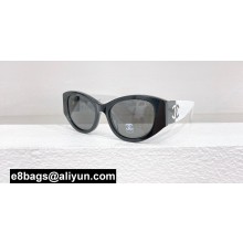 Chanel Acetate Oval Sunglasses A71618 CH5524 05 2024