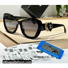 Chanel Acetate Butterfly Sunglasses A71587 CH5517 01 2024