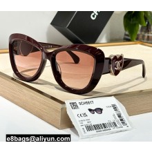 Chanel Acetate Butterfly Sunglasses A71587 CH5517 04 2024