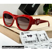 Chanel Acetate Butterfly Sunglasses A71587 CH5517 05 2024