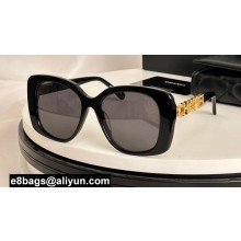 Chanel Acetate & Strass Square Sunglasses A71353 5422B 03 2024