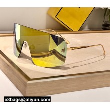 Fendi First Crystal Shield Sunglasses FE4121U 01 2024