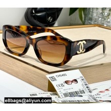 Chanel Acetate Rectangle Sunglasses A71526 5493 04 2024