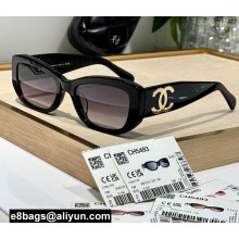 Chanel Acetate Rectangle Sunglasses A71526 5493 07 2024