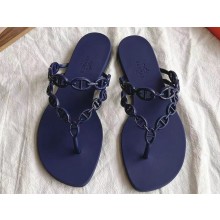 Cheap Sale Hermes TPU Island Sandals violet iris 2024