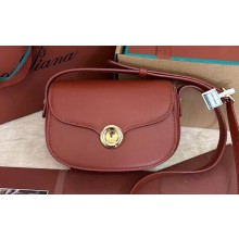 Loro Piana Mini Ghiera bag in Smooth Calfskin Deep Kummel 2024