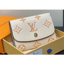 Louis Vuitton Monogram Empreinte leather Emilie Wallet M60688 Creamy 2024