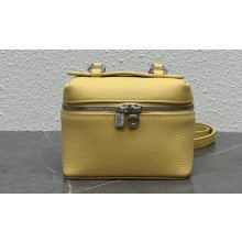 Loro Piana Extra Pocket Lipstick Bag in Grained Calfskin 06