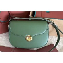 Loro Piana Small Ghiera bag in Smooth Calfskin Green 2024