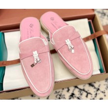Loro Piana Summer Charms Walk Babouche Suede slipper Loafers 13 2024