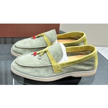 Loro Piana Summer Charms Walk Women/Men Suede Loafers 07 2024