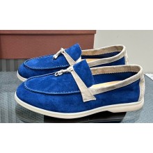 Loro Piana Summer Charms Walk Women/Men Suede Loafers 02 2024