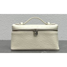 Loro Piana Extra Pocket L19 Bag in Ostrich Leather 03