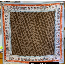 Fendi silk foulard scarf 90x90cm 04 2024