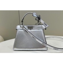 Fendi by Marc Jacobs Peekaboo ISeeU Petite Bag Silver 2024