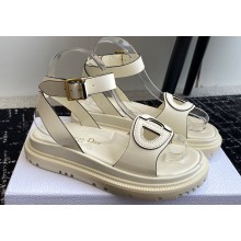 Dior D-Club Sandals in Calfskin 02 2024