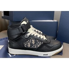 Dior Smooth Calfskin B27 Women/Men High-Top Sneakers Top Quality 01 2024