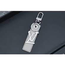 Louis Vuitton LV Oblique Tab Key Holder and Bag Charm M01473 Gray