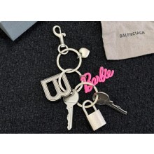 Balenciaga Kit Keychain in multicolor brass and TPU 03