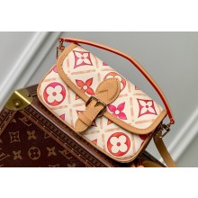 Louis Vuitton Monogram Tiles canvas Nano Diane Bag M83621 Coral 2024