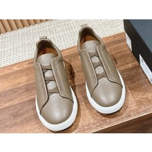 Ermenegildo Zegna Triple Stitch™ deerskin Men's sneakers 04 2024