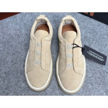 Ermenegildo Zegna Triple Stitch™ suede Men's sneakers espadrilles 11 2024