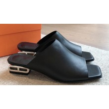 Hermes Heel 2.5cm Iconique sandals with iconic Chaine d'Ancre heel in Nappa leather Black 2024