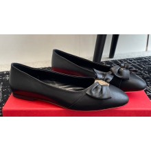 Ferragamo Ballet flats Black with padded Vara bow 2024