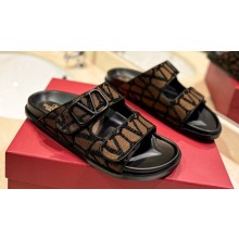 Valentino Vlogo Toile Iconographe Women/Men slide sandals 09 2024