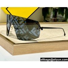 Fendi First Crystal Shield Sunglasses FE4121U 07 2024