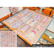 Hermes scarf 90x90cm in silk twill Top Quality 163 2024