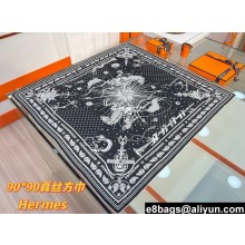 Hermes scarf 90x90cm in silk twill Top Quality 169 2024