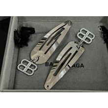 Balenciaga Holli XS Clip BB set of 2 in shiny Silver steel 2024