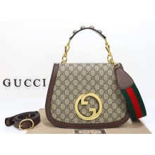 Gucci Blondie medium top handle bag 721172 Beige GG Supreme canvas 2024