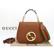 Gucci Blondie medium top handle bag 721172 leather Brown 2024
