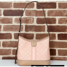 Gucci Web Ophidia GG small shoulder bag 781402 Dusty pink GG Supreme canvas 2024