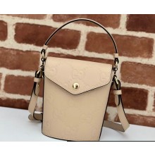 Gucci GG super mini shoulder bag leather 772795 Beige 2024