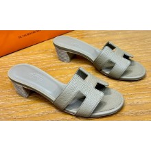 Hermes Heel 5cm Oasis Sandals in Togo Leather (original quality) 25