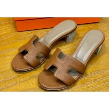 Hermes Heel 5cm Oasis Sandals in Togo Leather (original quality) 30