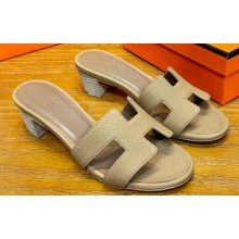 Hermes Heel 5cm Oasis Sandals in Togo Leather (original quality) 33