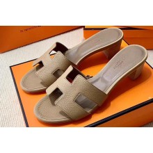 Hermes Heel 5cm Oasis Sandals in Togo Leather (original quality) 43
