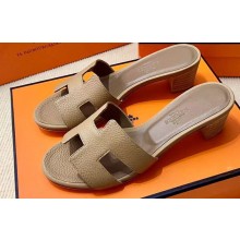 Hermes Heel 5cm Oasis Sandals in Togo Leather (original quality) 44