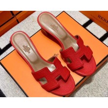 Hermes Heel 5cm Oasis Sandals in Togo Leather (original quality) 61
