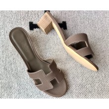 Hermes Heel 5cm Oasis Sandals in Togo Leather (original quality) 06