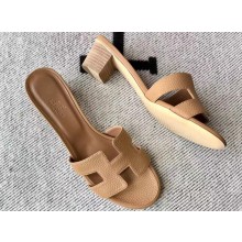 Hermes Heel 5cm Oasis Sandals in Togo Leather (original quality) 09